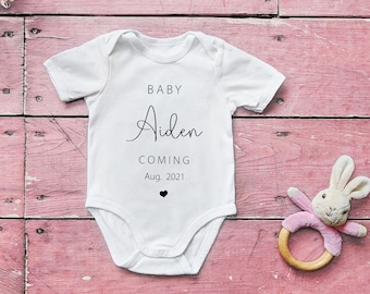 Personalized Baby Name  - Custom Name  - Baby Shower Gift For Newborn Baby - Newborn Baby Clothes