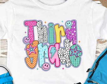 Custom Third Grade Shirt,Back To School Shirt, 3rd Grade Shirt, Third Grade Shirt For Kids, First Day Of School Tee, 3rd Grade Teacher Shirt