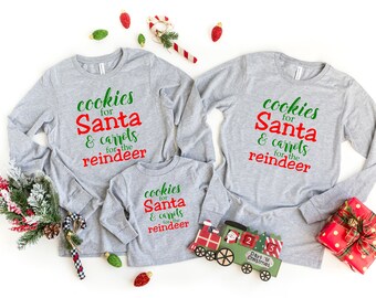 Cookies for Santa Shirt, Christmas Shirt, Santa Cookie Shirt, Xmas Baking Shirt, Christmas Baking Tee, Christmas Gift, Xmas Party Tee