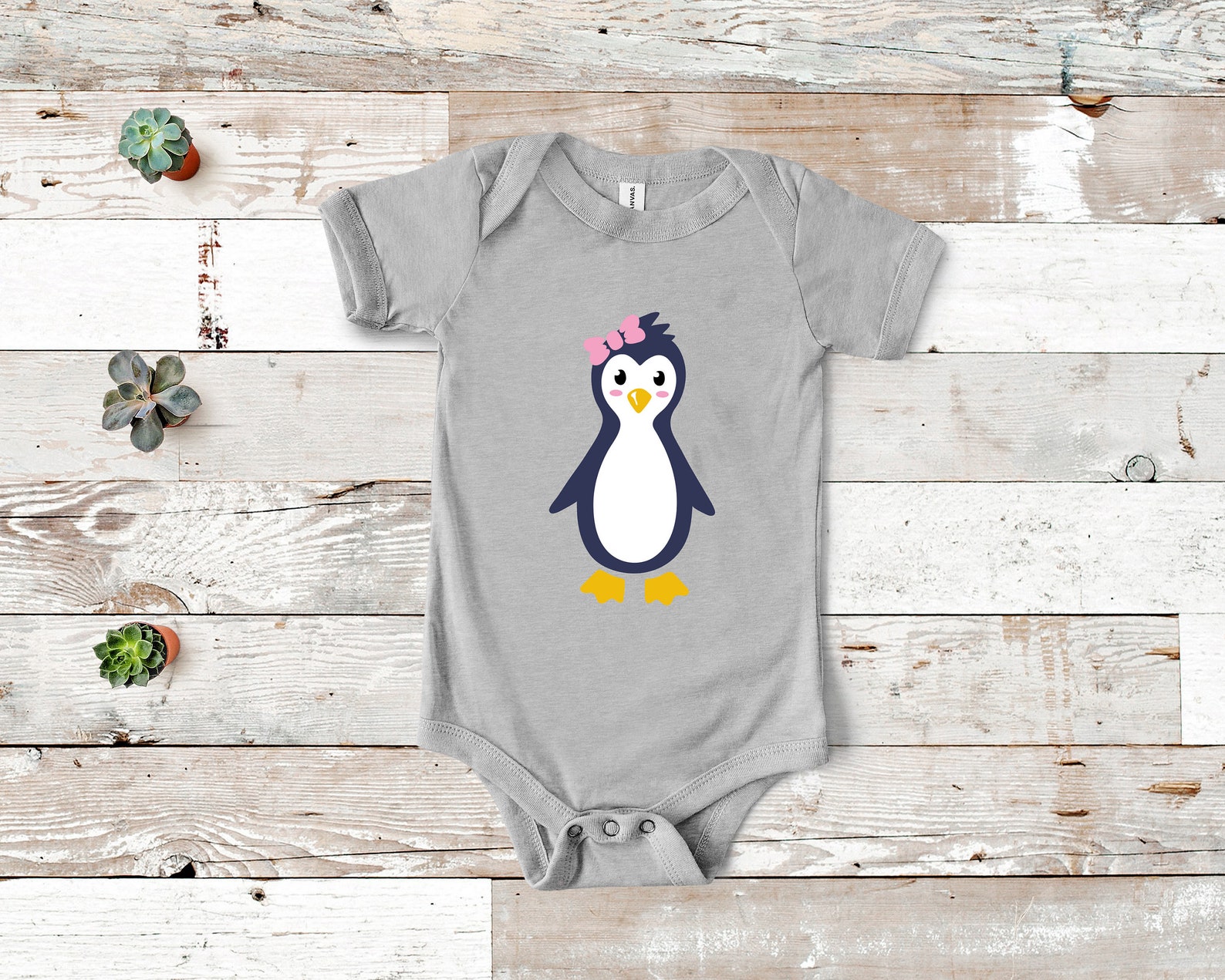 Baby Girl Penguin Onesie Cute Baby Onesie Baby Gift | Etsy