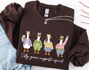 Silly Goose Support Squad Shirt, Special Education Teacher Back to School Gift, Gift For Her,