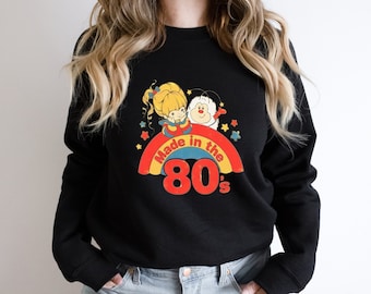 Camiseta hecha en los años 80, regalo de cumpleaños, camisetas divertidas, camisetas para mujer, regalos de cumpleaños, camiseta, fiesta de cumpleaños, camisetas gráficas