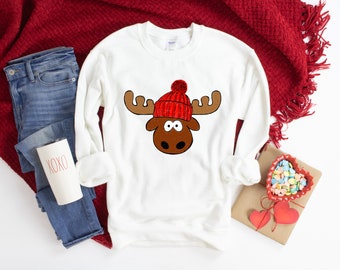 Moose Shirt, Family Matching Shirts, Christmas Moose Shirt, Family Matching Christmas , Christmas Deer Shirt, New Year Shirt
