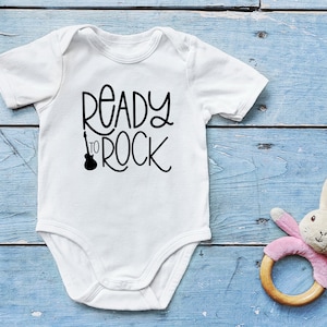Ready To Rock Baby Onesi - Ready To Rock Toddler Shirts -Family Baby Clothes -Baby Announcement Onesi -Baby Shower Gift -Baby Boy Onesi