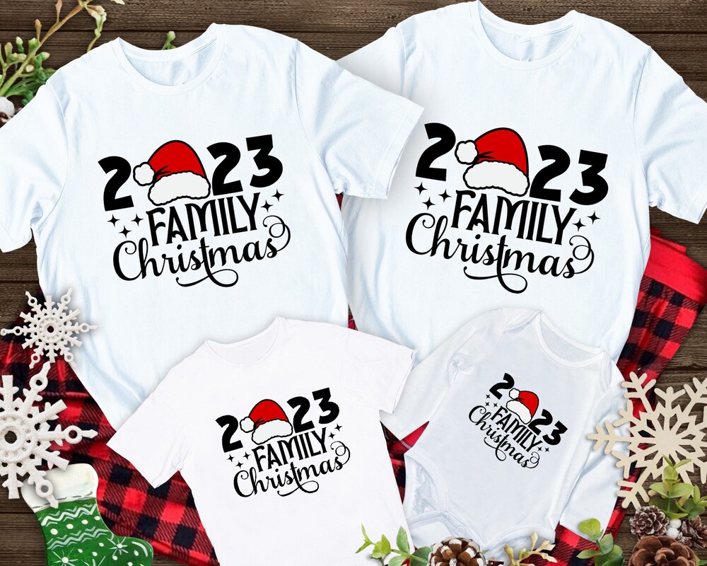 2023 Family Christmas, Family Christmas Matching Shirt, Family Christmas Pajama Matching Top, Disney Cruise Family Shirt, Santa Shirt