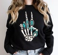 Concho Ring Shirt Skeleton Rock Hands, Western Shirt, Metallica Shirt, Country Music Shirt, Wedding Ring Shirt, Ring Shirt