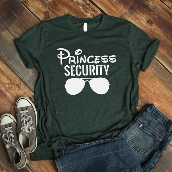 Princess Security Shirt, Matching Shirts, Family Shirt, T shirt Men, Boyfriend Gift, Gift for Boyfriend, Mens Shirt, Dad Shirt, Husband Gift