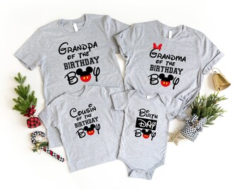 The Birthday Boy shirt, Mom Of the Birthday Boy Tee, Dad Of The Birthday Boy, Matching Birthday Boy Shirts, Grandma, Grandpa, Aunt, Sister
