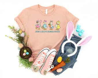 Silly Goose Easter TShirt For Women, Happy Easter Shirt, Easter Goose Shirt, Easter Family Matching Shirt, Easter Goose Tee