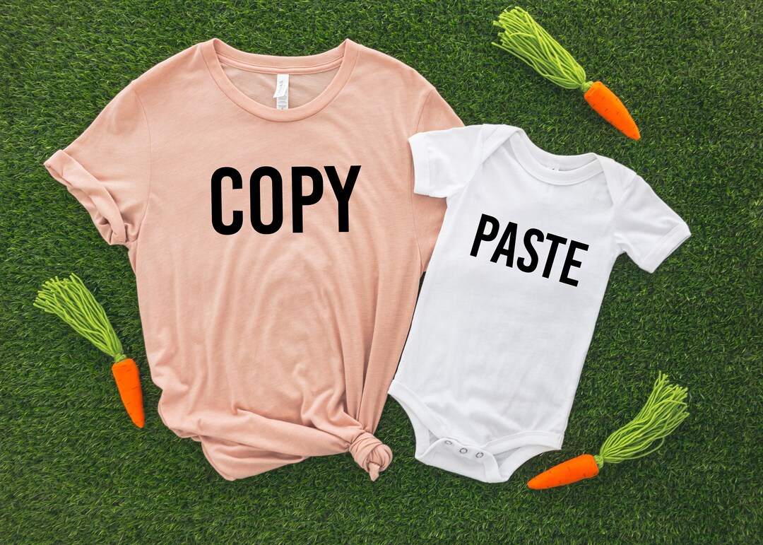Copy Paste Baby Onesie Baby Onesie Mother's Day Shirt - Etsy