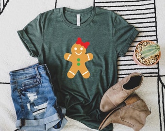 Gingerbread Shirt, Christmas Shirt, Family Matching Shirt, Matching Christmas Family , Christmas Gift, Cute Christmas Tees
