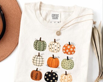 Pumpkin Family Matching Shirt,Tis The Season Tee, Pumpkin Patch Outfits, Pumpkin season Gift For Her,Fall Thanksgiving Tee,Cozy Autumn Gift,
