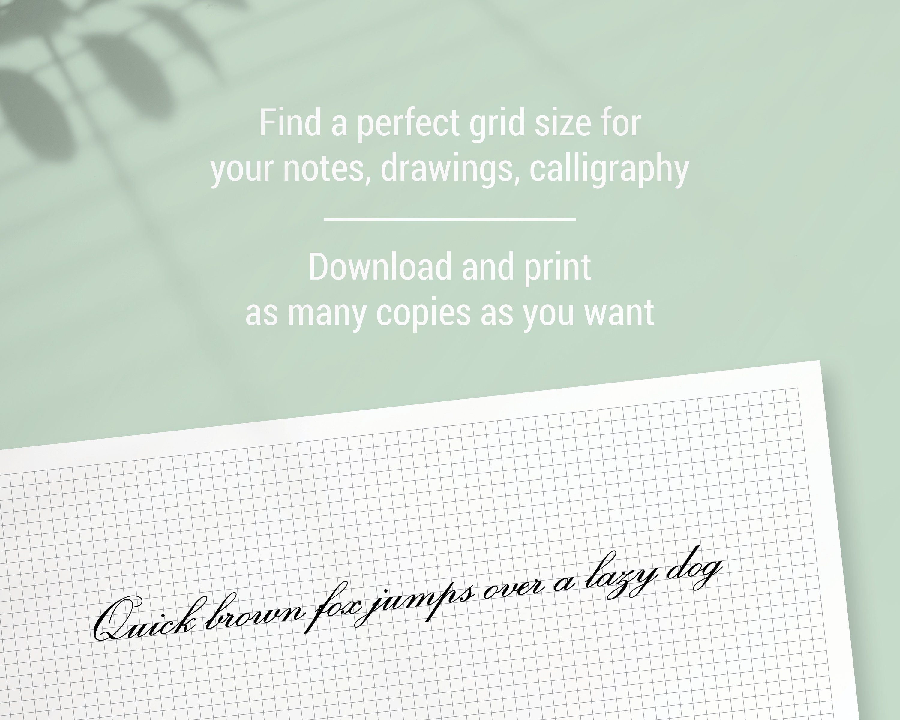 11 a5 pdf various grid size graph paper printable writing etsy