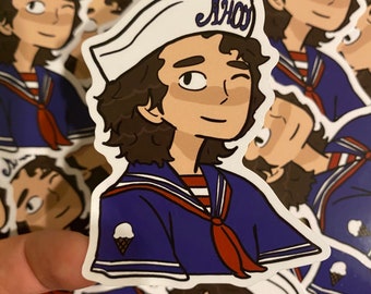 Scoops Ahoy Steve Sticker