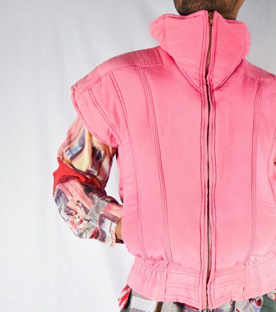 Silk Sleeveless Puffer Vest