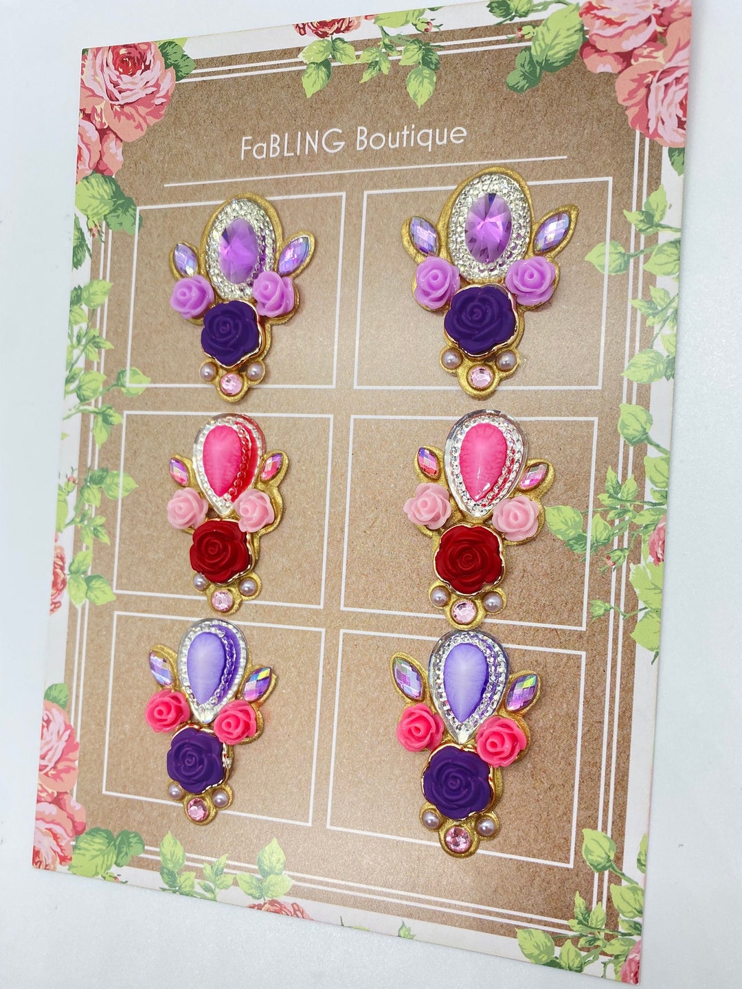 6pc Face Painting Bling Set Face Paint Bling Face Paint Gem Etsy