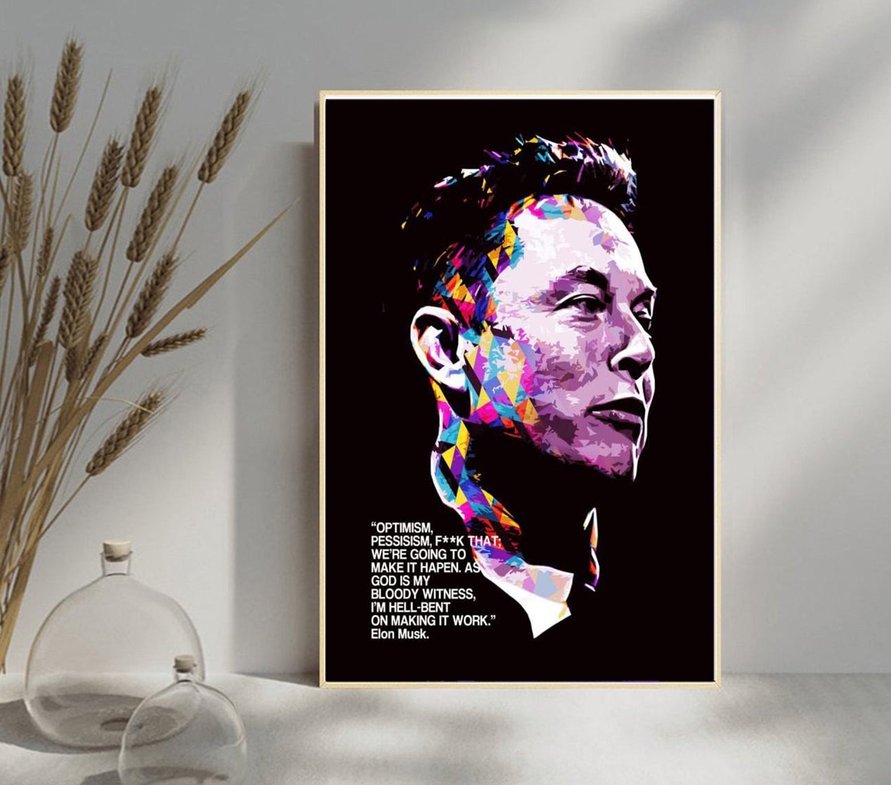 Elon Musk Quote 2 Poster | Etsy