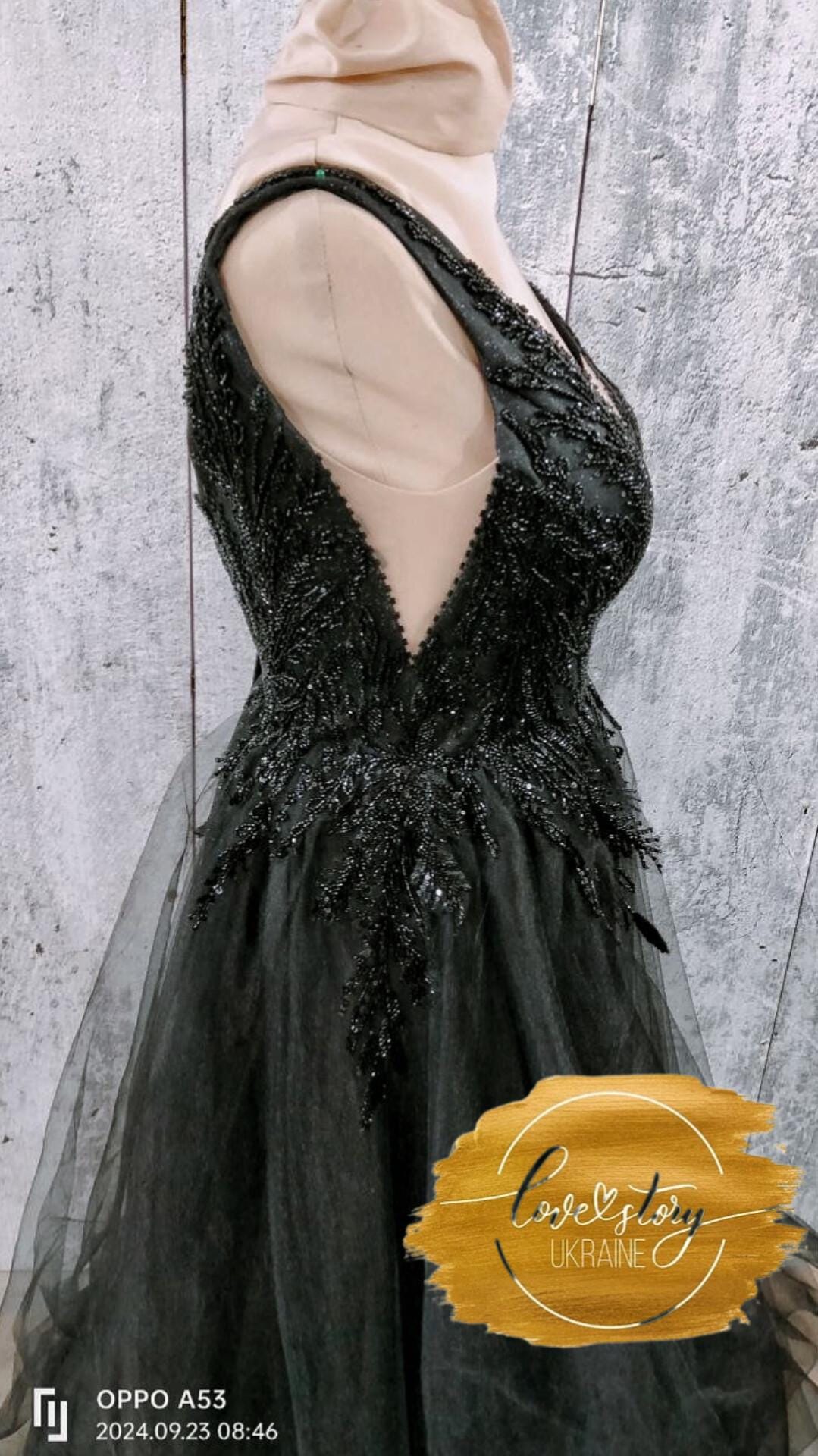 Black Wedding Dress with Cape,Black Engagemant Dress,Eloping Wedding Dress with Cape,Long Gothic Bride Dress,Black Bridal Gown with Slit Black Wedding Dress with Cape,Black Engagemant Dress,Eloping Wedding Dress with Cape,Long Gothic Bride Dress,Black Bridal Gown with Slit