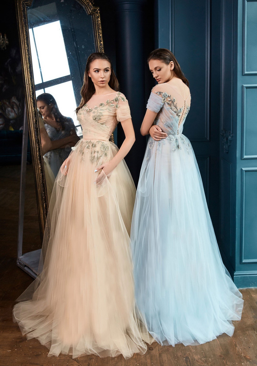 Exclusive Bohemian Dress Elegant Prom Gown Original Maxi - Etsy