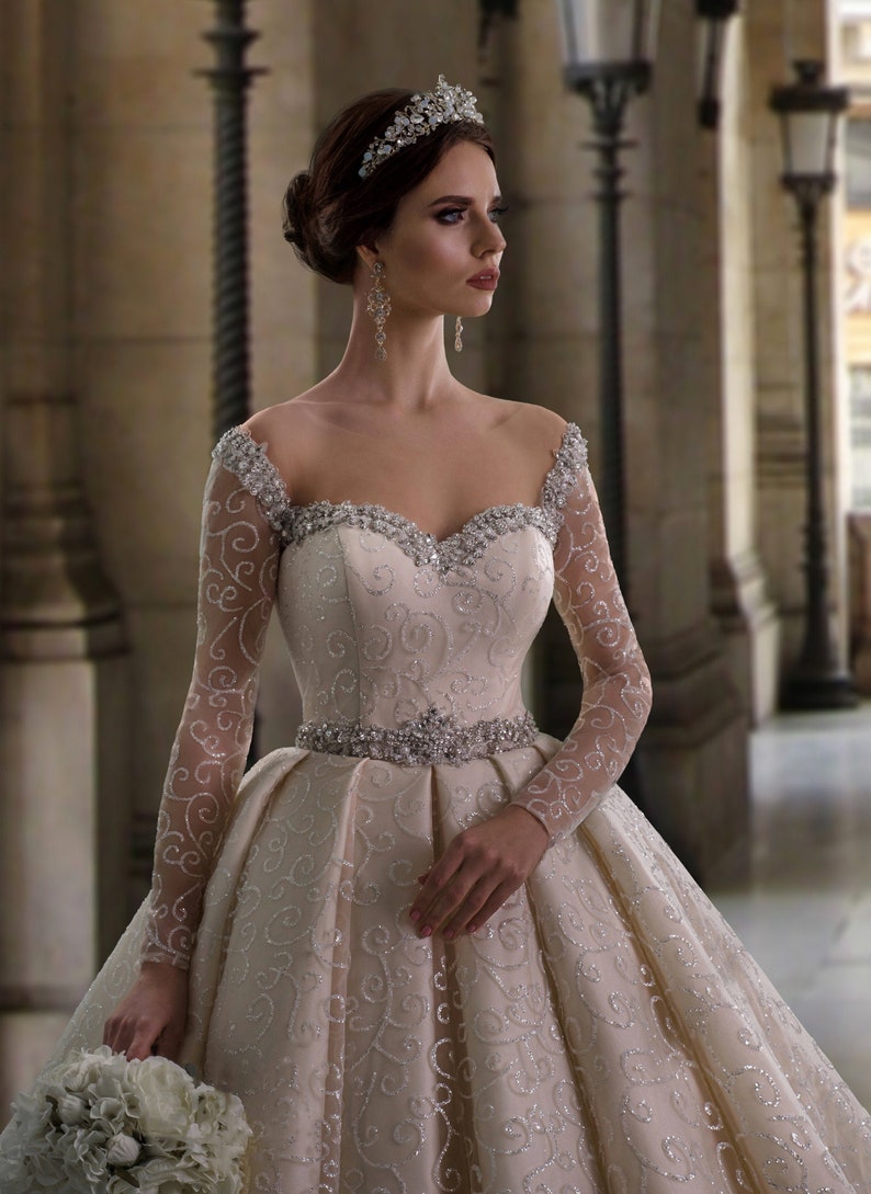 Royal Wedding DressA-Line Wedding DressPrincess Wedding image 1