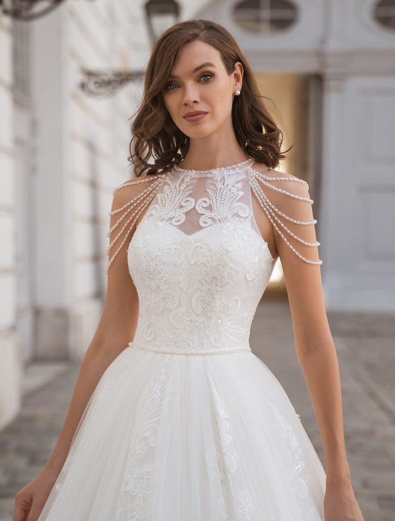 Vintage Wedding Dress Beach Wedding Dress Simple Long - Etsy