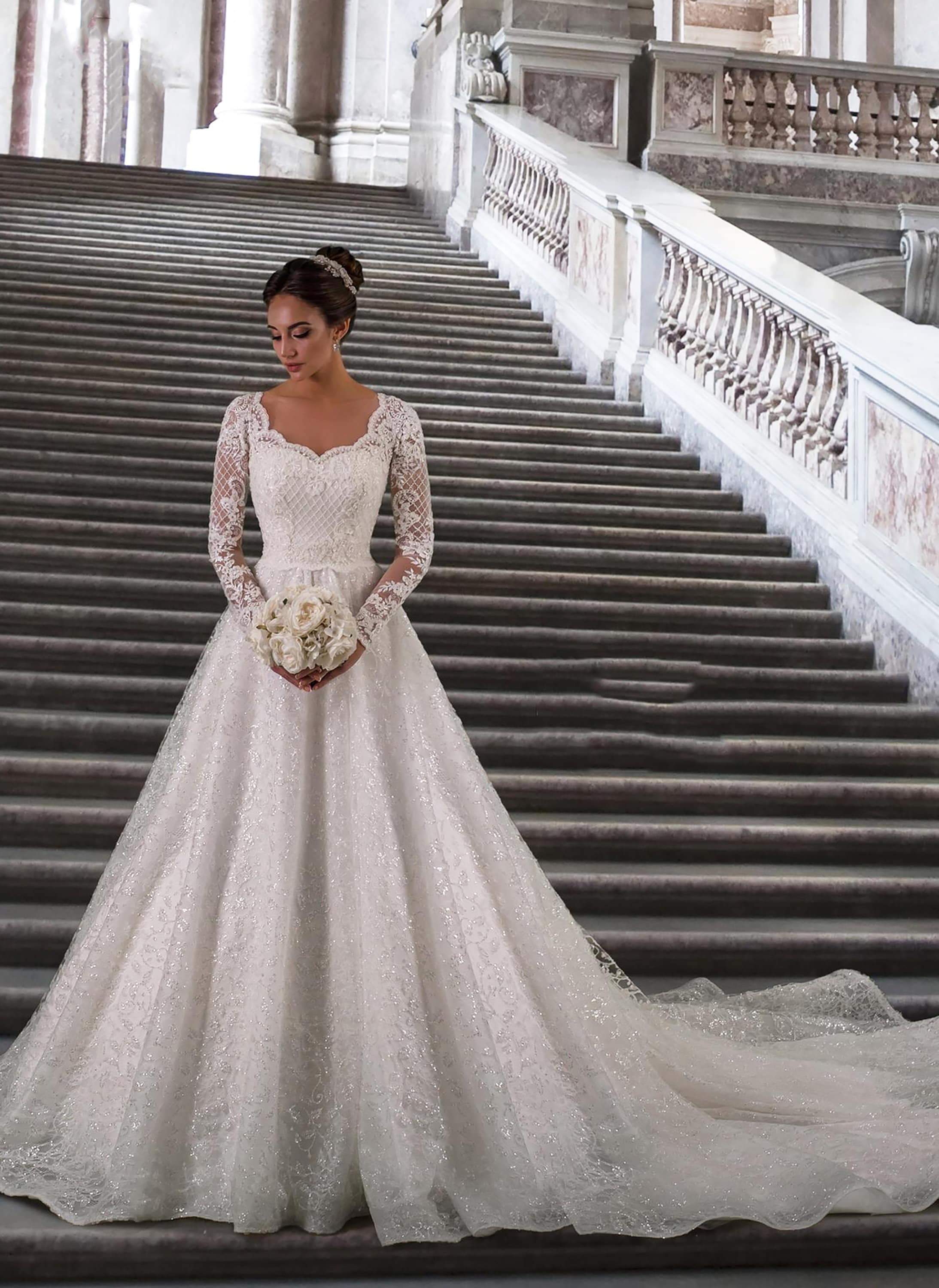 Ball Gown Wedding Dress With Sleeves Hotsell Bellvalefarms ball-gown-wedding-dress-with-sleeves-hotsell-bellvalefarms