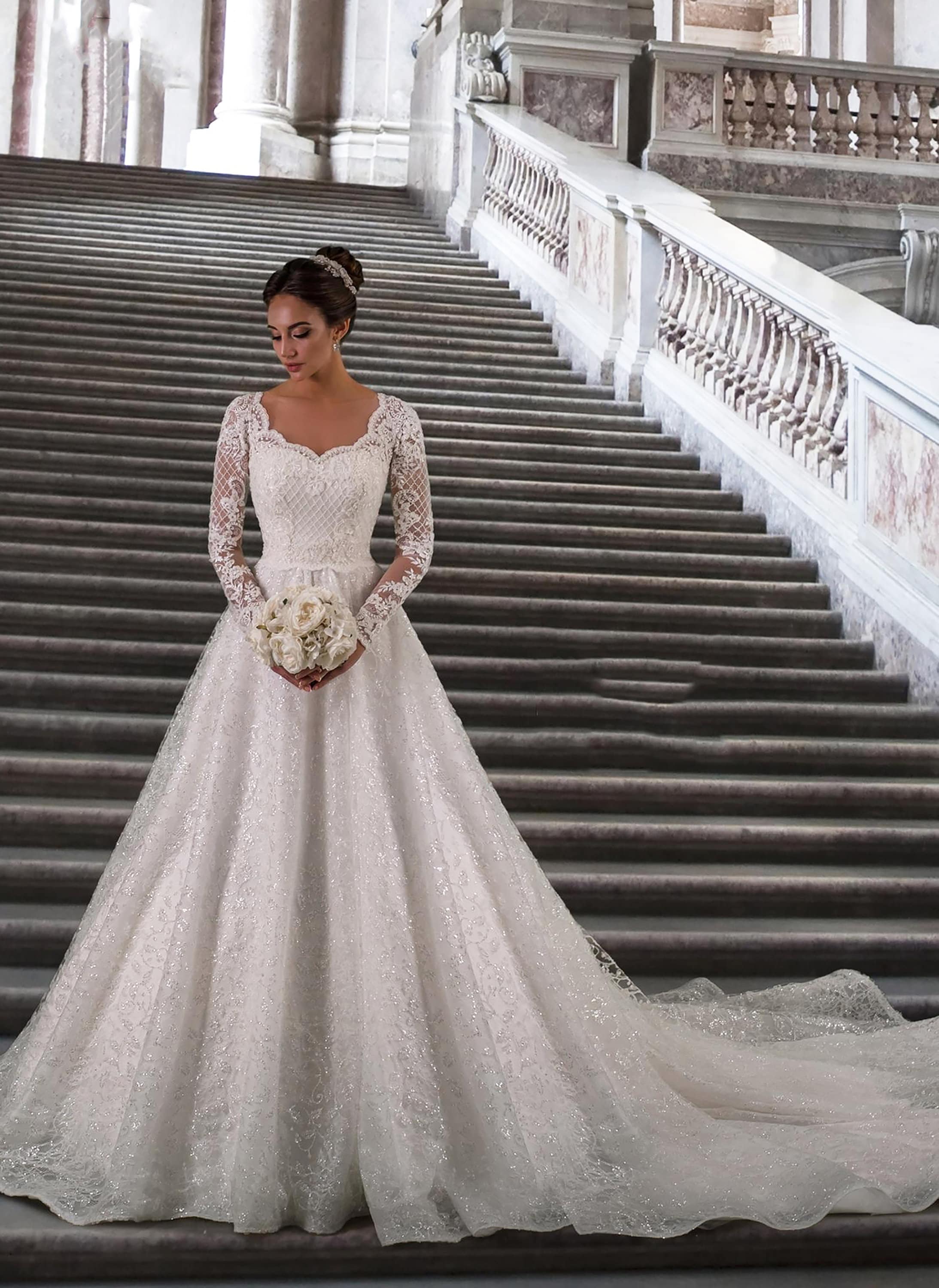 Ball Gown Sweetheart White Tulle Wedding Dress – misaislestyle