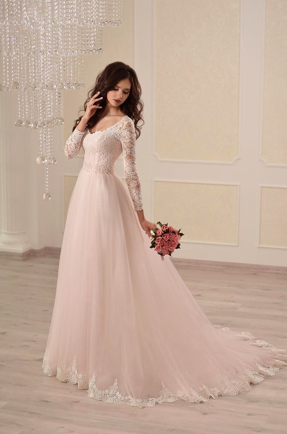 Light Pink Wedding Dresses