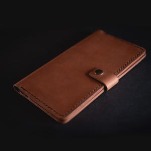 Cartera de cuero machista, cartera de cuero, cartera para hombre, cartera plegable, cartera delgada, cartera elegante, cartera de regalo, cartera para él, regalo para padrinos de boda