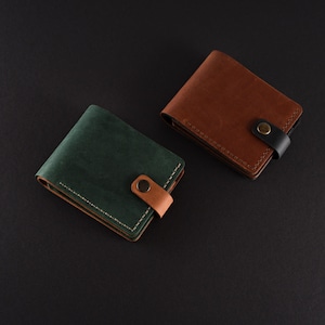 Portafoglio in pelle colorata, portafoglio da uomo, portafoglio in pelle, accessorio da uomo, portafoglio personalizzato, portafoglio inciso, regalo di anniversario, regalo da uomo