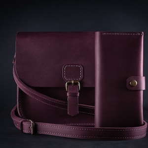 Set Tasche + Geldbörse | Damen Set Tasche + Geldbörse | Leder Damentasche | Ledertasche für Damen | Geldbörse für Damen | Damentasche | Ledergeldbörse Damen