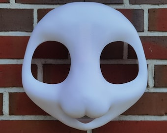 毛皮のような着ぐるみヘッドベース Kemono V2 鼻なし静的顎 3D