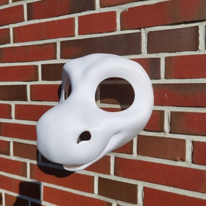 Furry Fursuit Head Base Angel Dragon V2 Base 3D Print