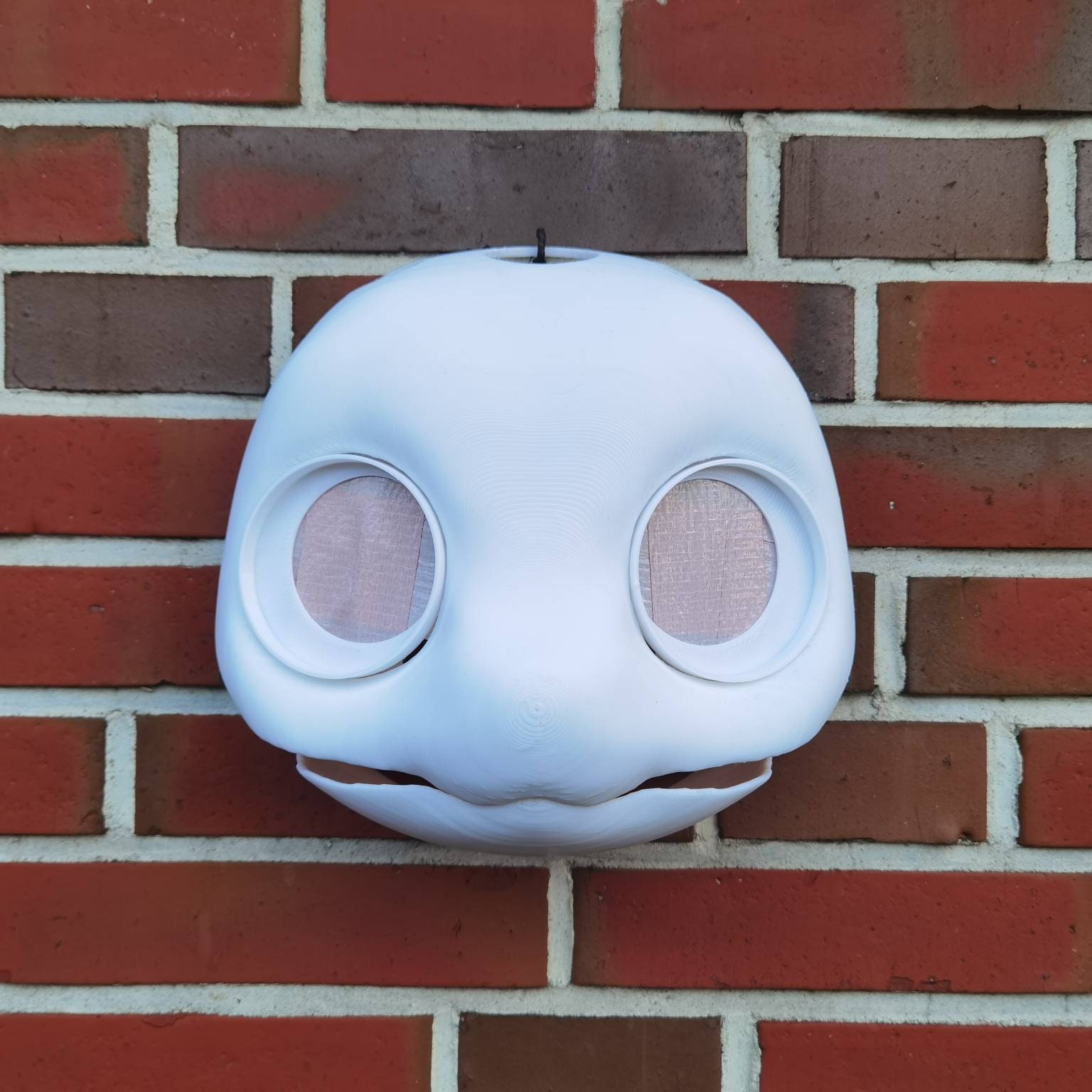 毛皮のような着ぐるみのヘッドベース Kemono V2 可動顎 3D プリント