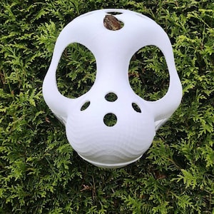Fursuit Base Angel Dragon Moving Jaw Head Base 3D Print Furry