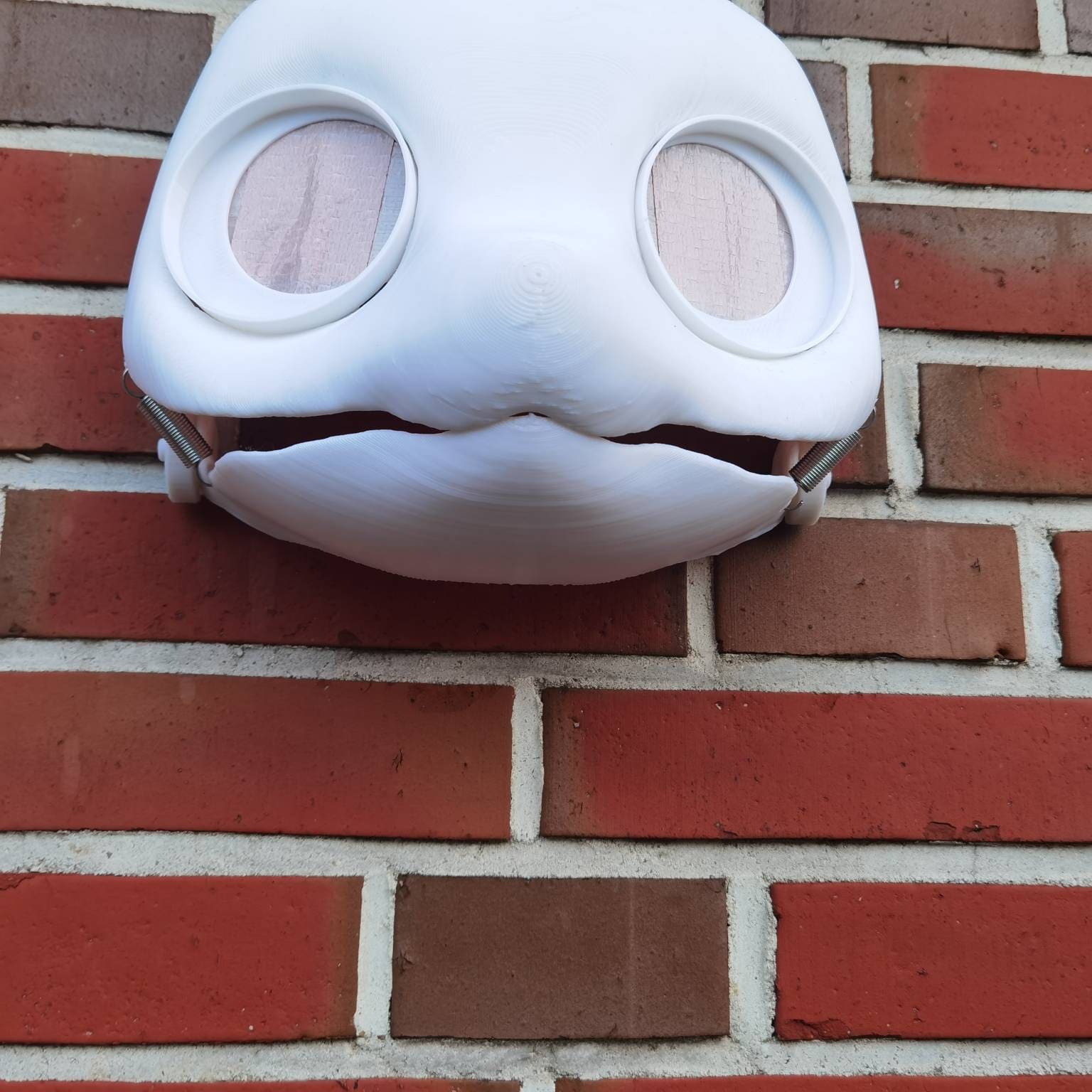 毛皮のような着ぐるみのヘッドベース Kemono V2 可動顎 3D プリント