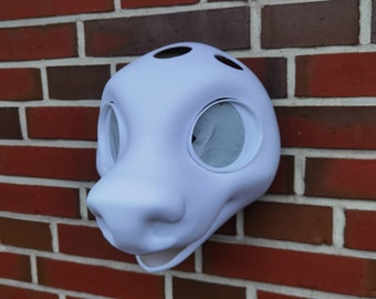Furry Fursuit Head Base Kuh / Koe Statische Kaak 3d Druck