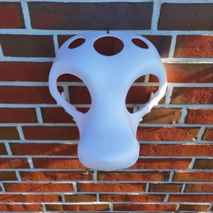 Furry Fursuit Head Base Wickerbeast with Nostrils Moving Jaw 3D Print image 6