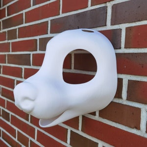 Furry Fursuit Head Base Otter Static Jaw 3d print