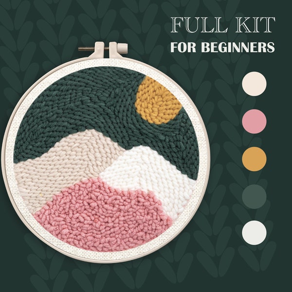 Yarn for Punch Embroidery Etsy