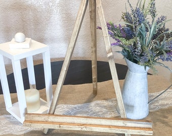 Wood Tabletop Easel, Wedding Sign Stand, Picture Stand, Rustic Wedding Decor, Art Easel Stand, Portable Easel, Tabletop Easel for Painting