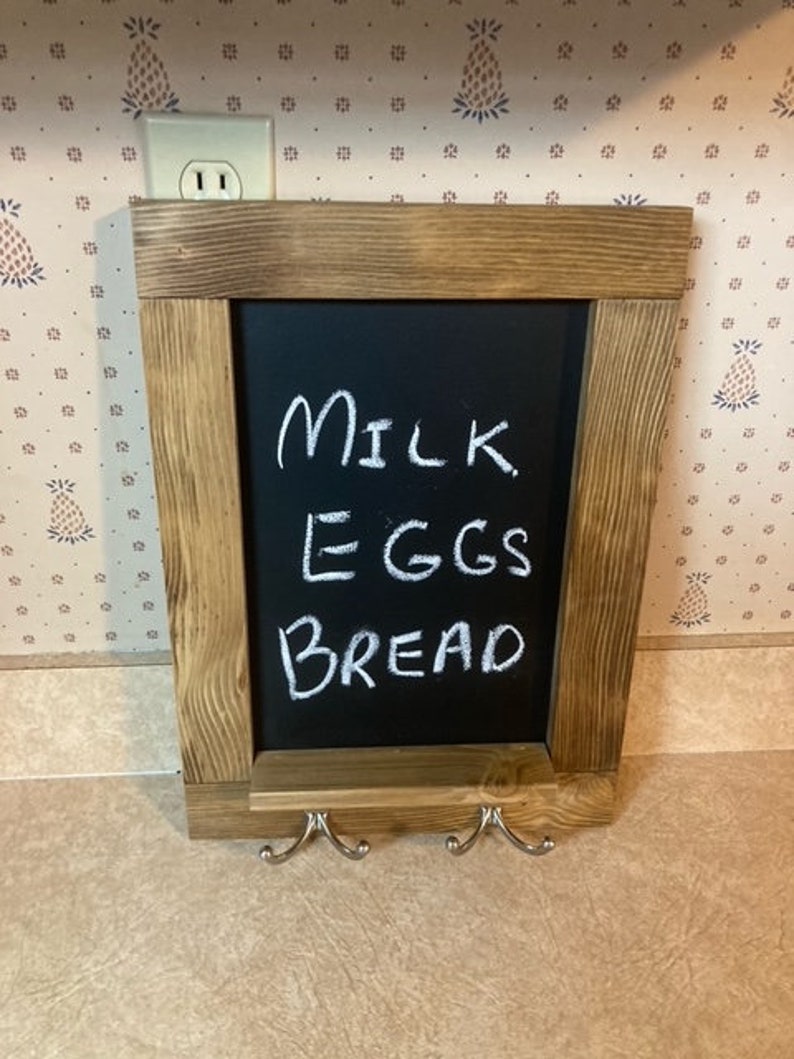 Chalkboard Key Holder for Wall Chalkboard Sign for Kitchen Etsy