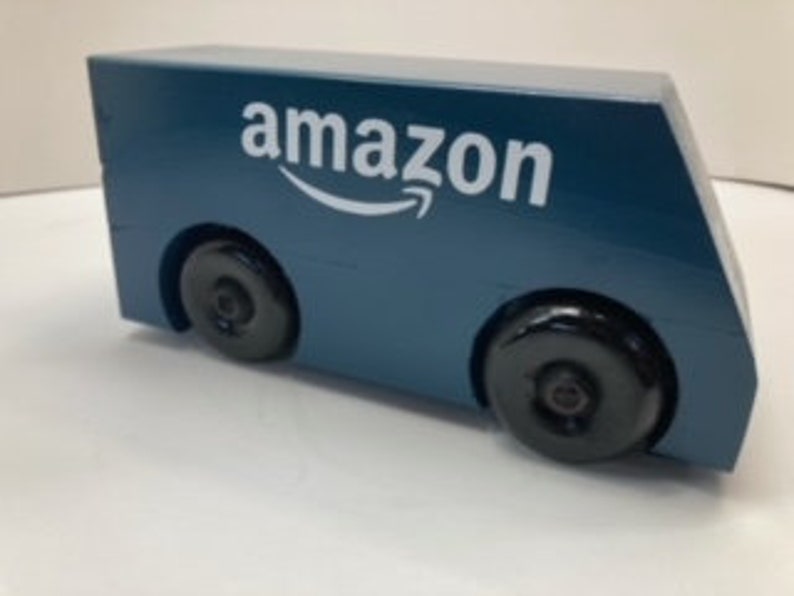 Amazon Delivery Truck Toy for Kids, Imaginative Play, Waldorf Toys 4
