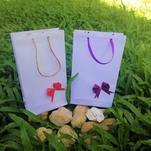 Sacs en papier cadeau personnalisés |  Sacs-cadeaux écologiques | Kraft Recycled Party Favor Sacs | Party Favor Paper Treat Sacs | Sac cadeau de vacances