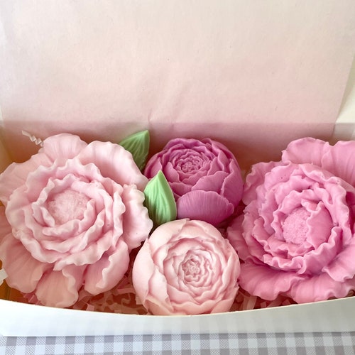 Rose Soap-Wedding Favor-Birthday Gift-Women Gift-Flower Soap-Gift for Her-Party Favor