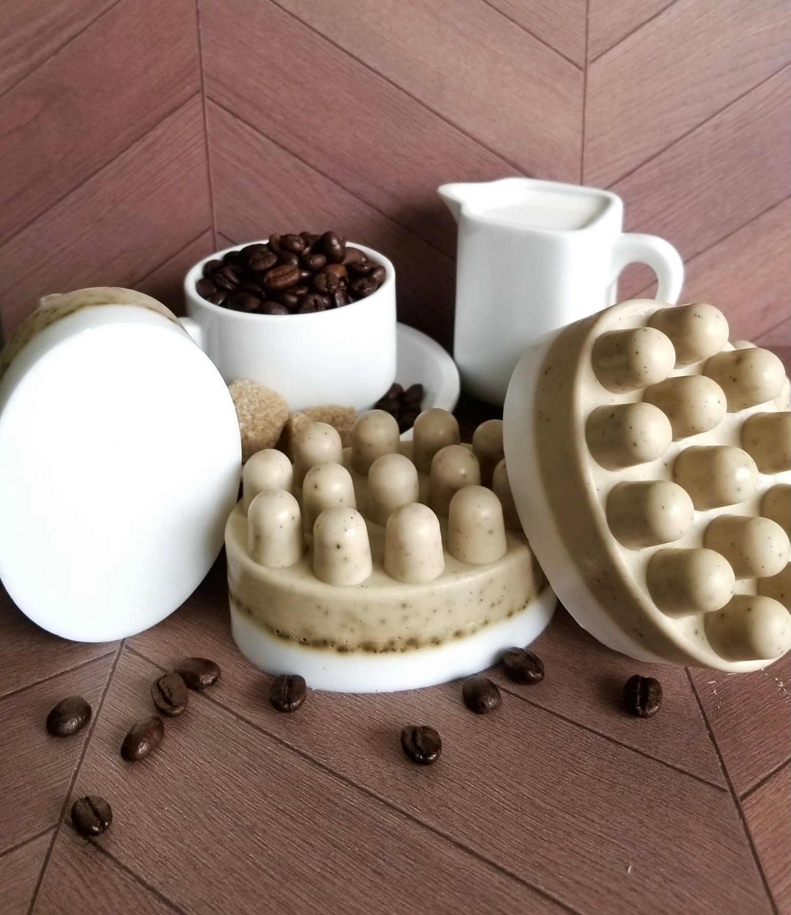 Coffee Soap Cocoa Butter Massage Bar Cafe Con Leche Etsy