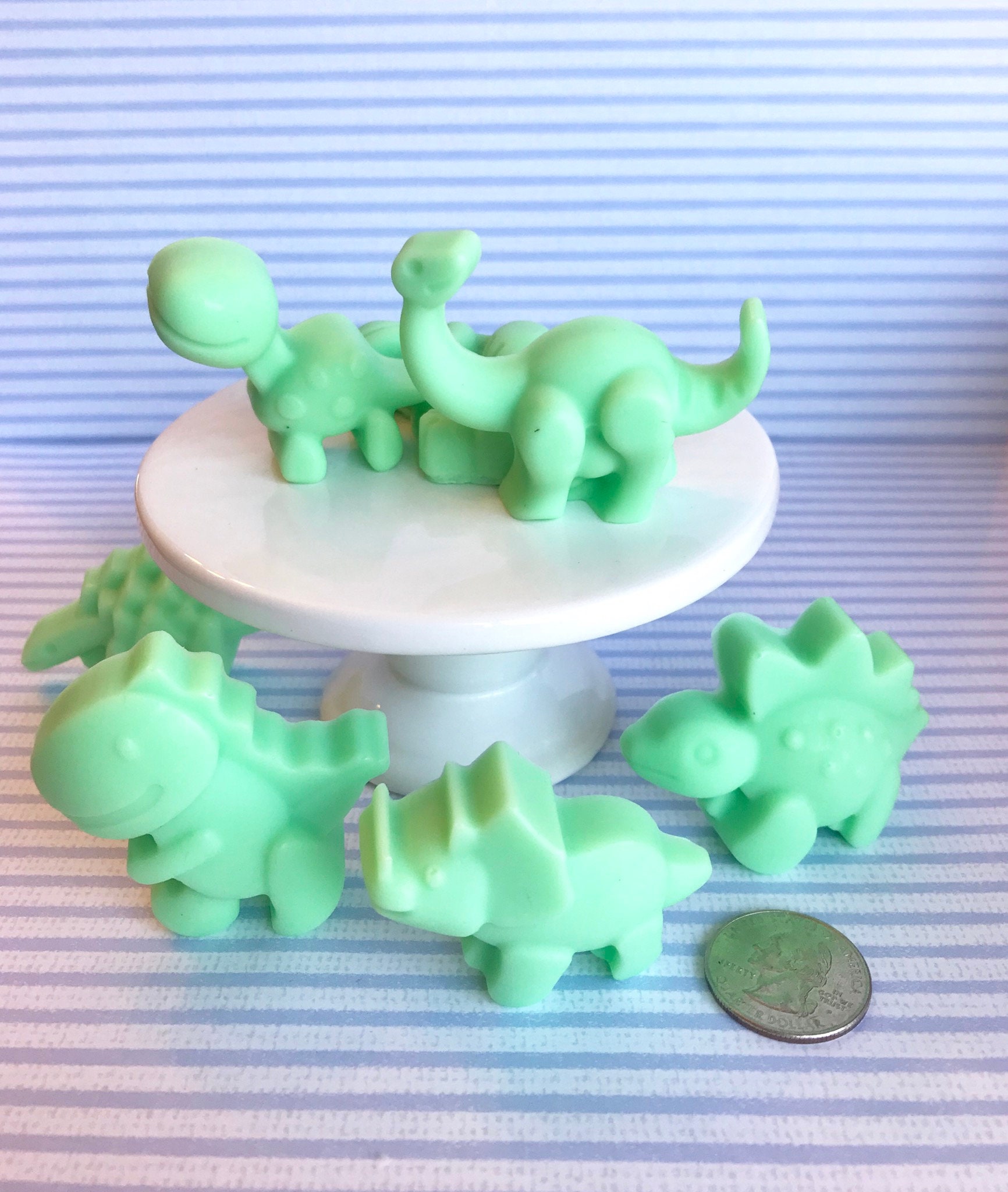 9 Dinosaur Kids Mini Soap Set of 9 Dino Miniature Soaps Etsy