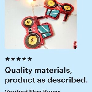 Auto string lights for boys room, boy bedroom lights, gift for boy, car theme decor, truck string lights, toddler boy gift image 13