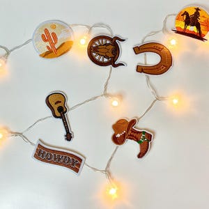 Ghirlanda di luci a tema cowboy, tema selvaggio West, festa cowboy, decorazioni per balli di gruppo, decorazioni per camerette per bambini, regalo per nipote