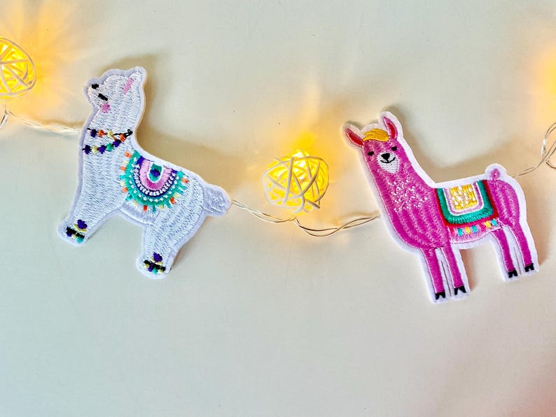 SnugStudioSurrey Llama Fairy Lights Garland - Thumbnail 4